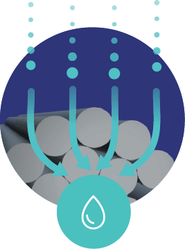 땀은 피부에서 멀리. 작동 원리